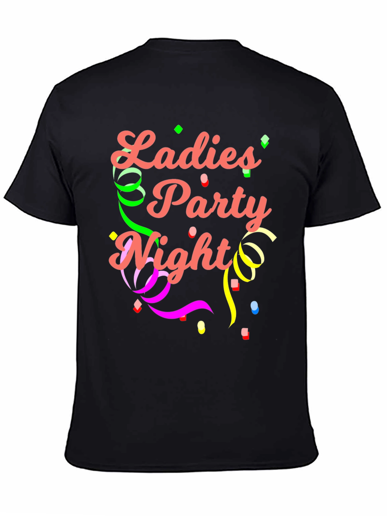 Ladies Party Night Black T-Shirt