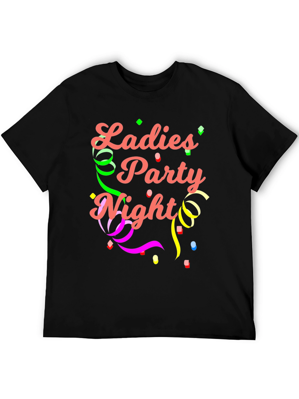 Ladies Party Night Black T-Shirt