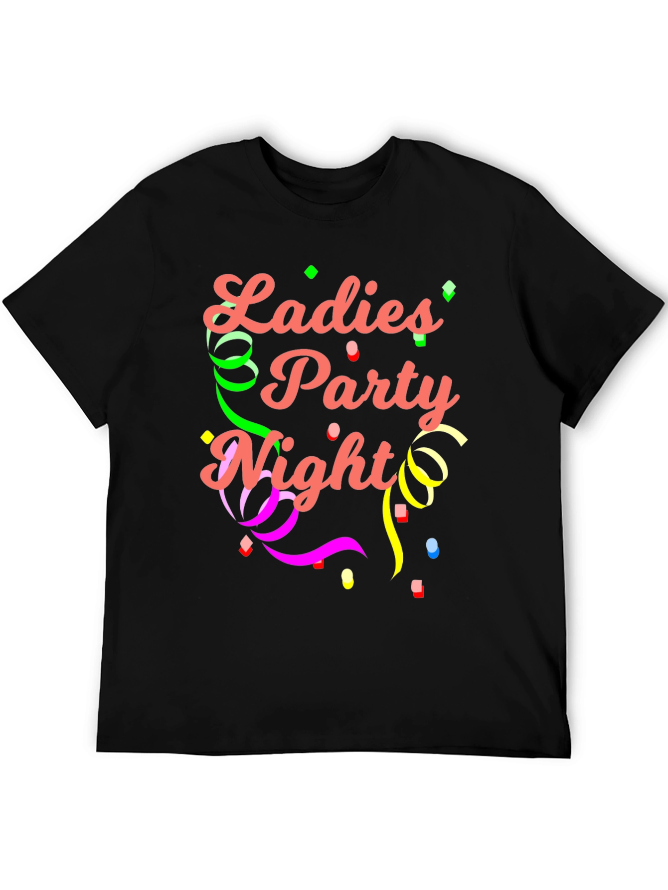 Ladies Party Night Black T-Shirt
