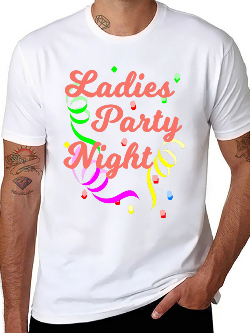 Ladies Party Night Black T-Shirt