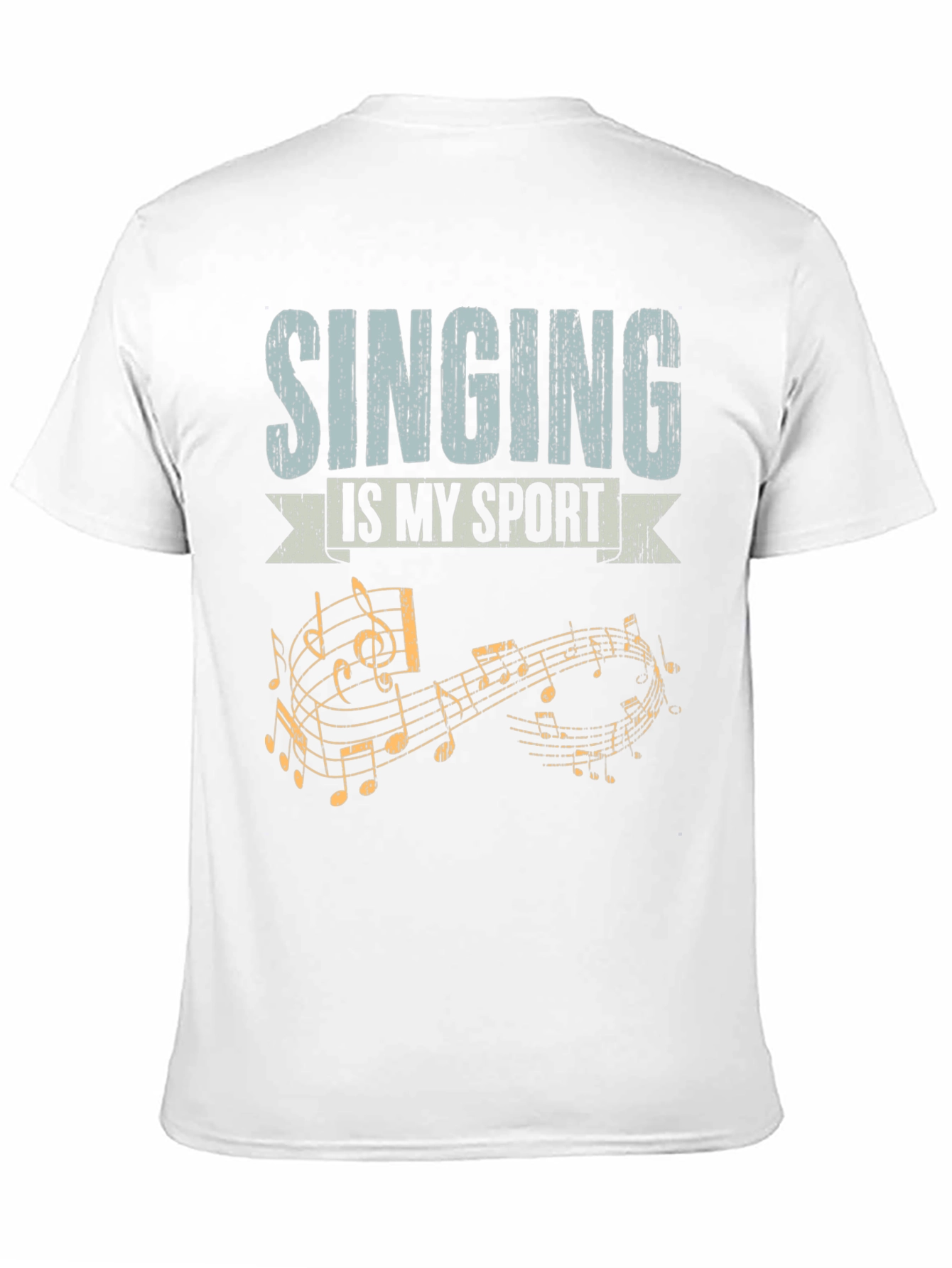 Singing is My Sport T-Shirt Music Notes