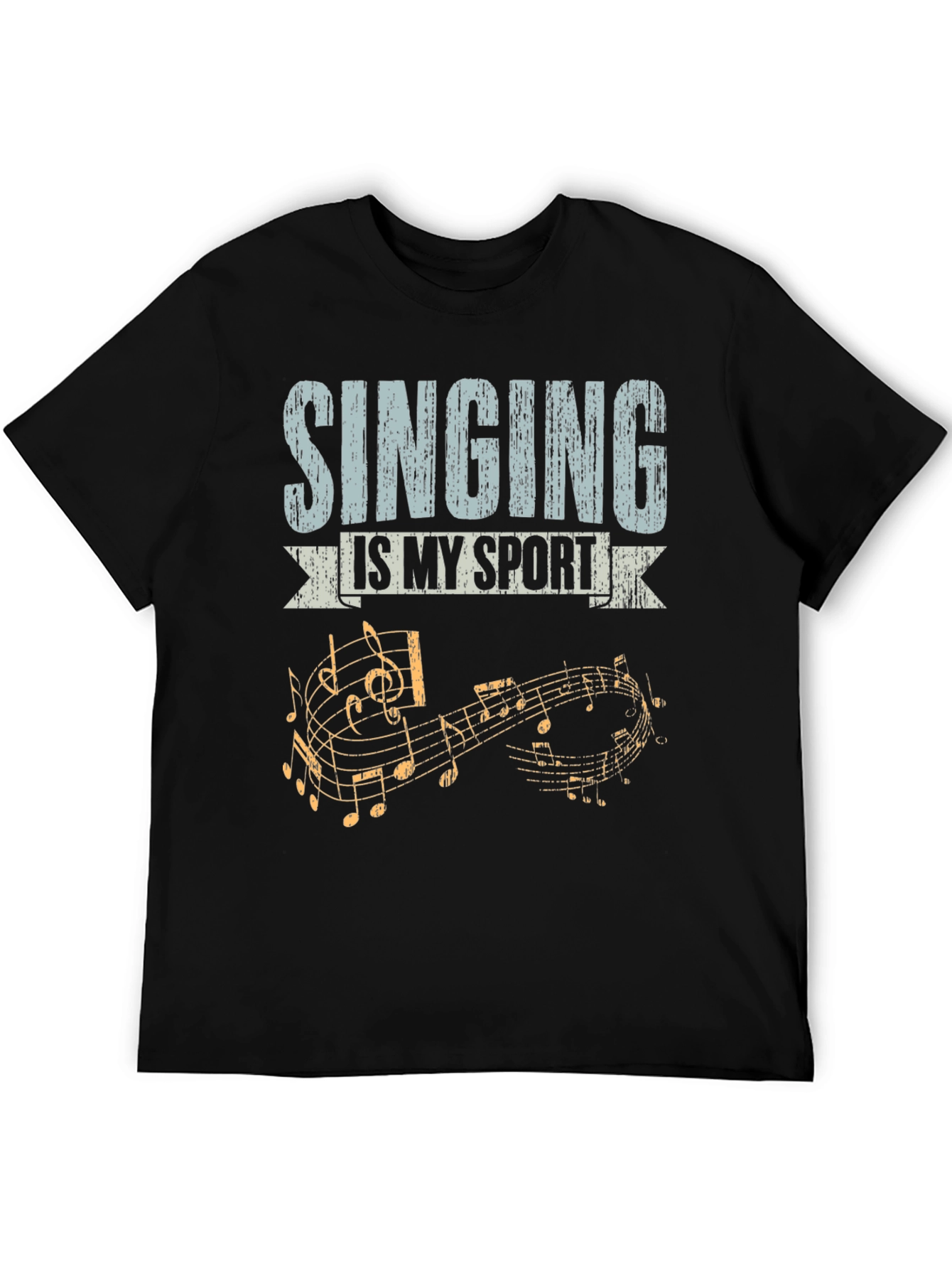 Singing is My Sport T-Shirt Music Notes
