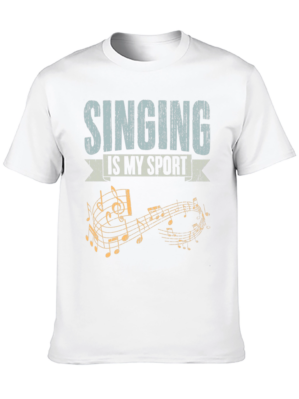 Singing is My Sport T-Shirt Music Notes