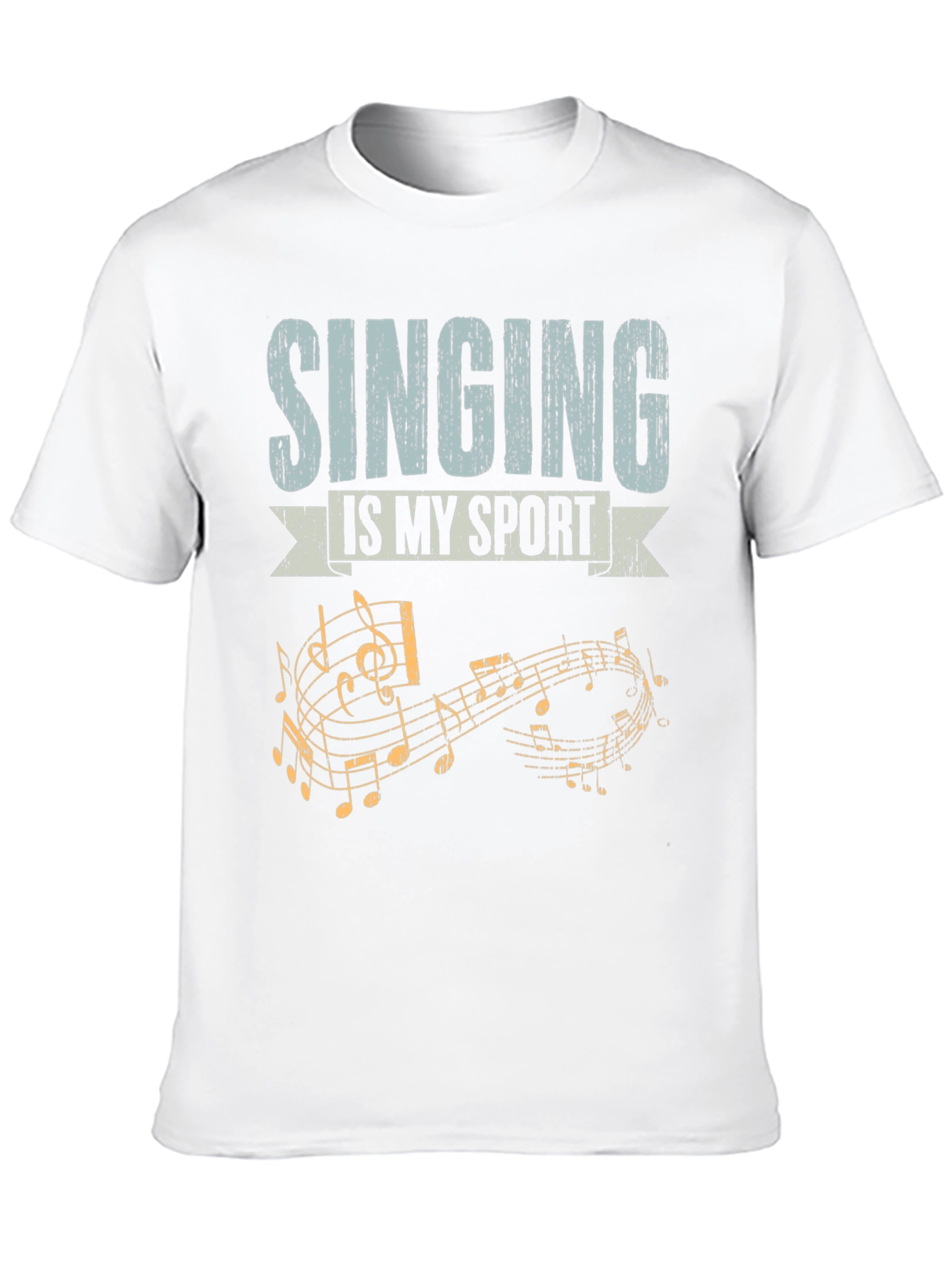 Singing is My Sport T-Shirt Music Notes