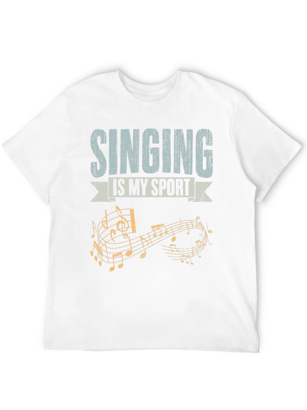 Singing is My Sport T-Shirt Music Notes