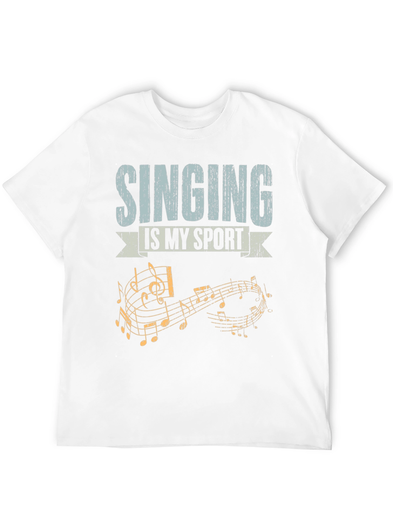 Singing is My Sport T-Shirt Music Notes