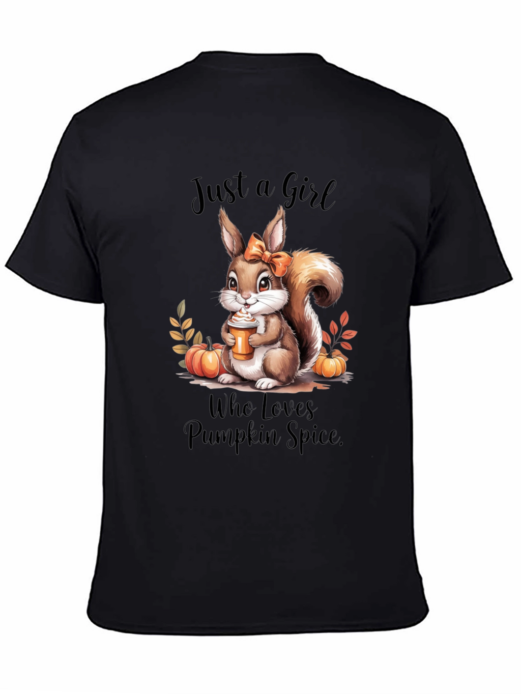 Pumpkin Spice Lover Tee - Squirrel Graphic