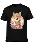 Cute Dragon Black Tee
