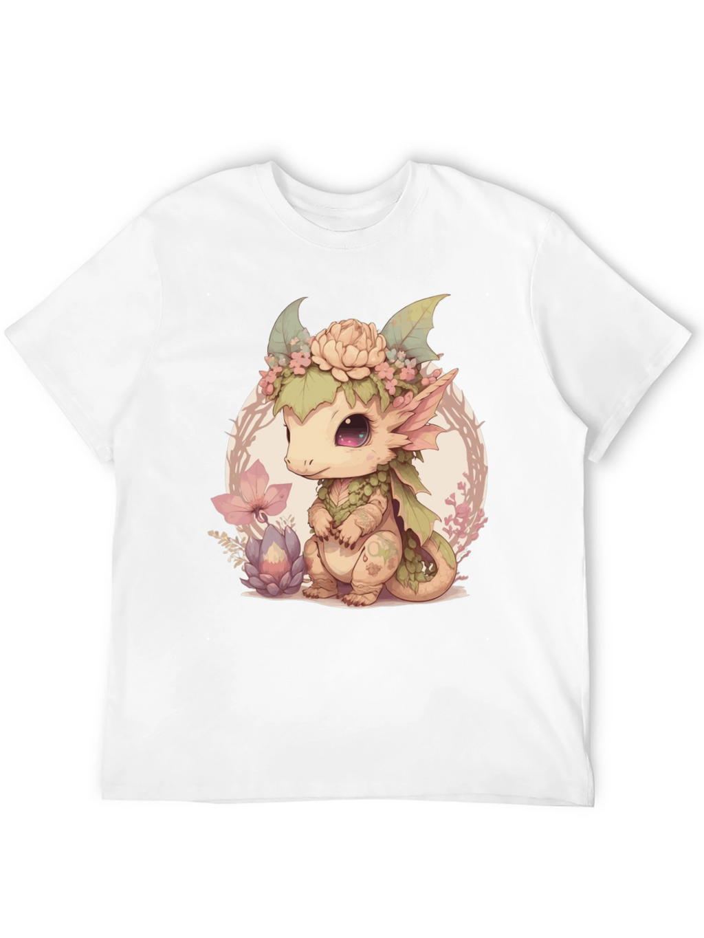 Cute Dragon Black Tee