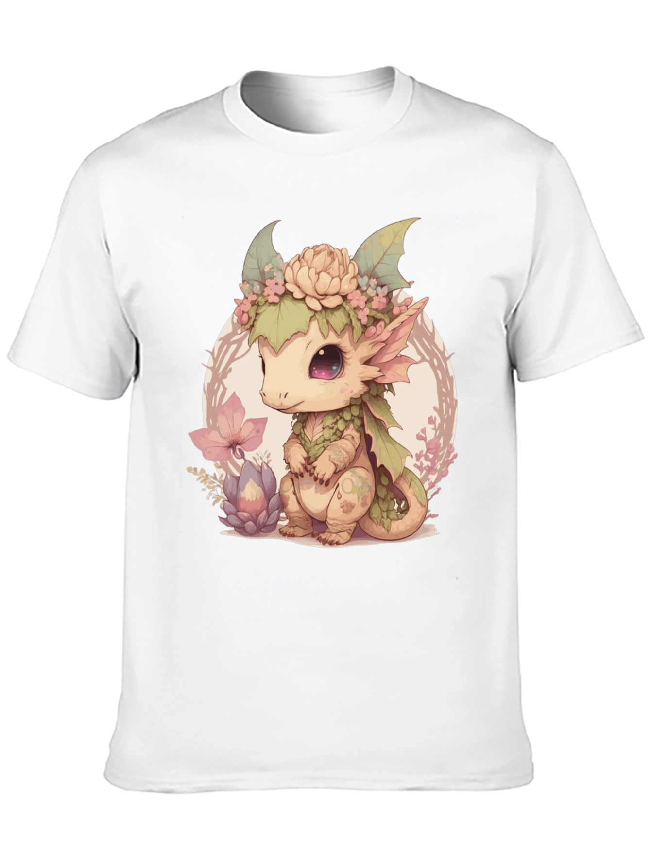 Cute Dragon Black Tee