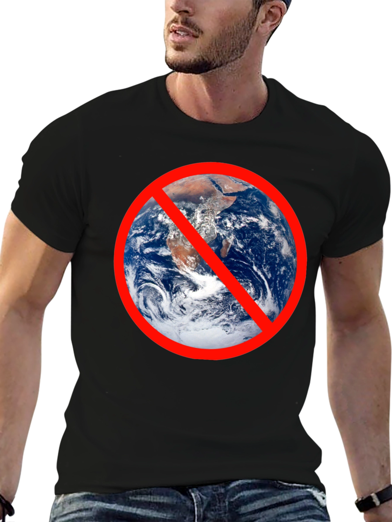 Anti-Earth T-Shirt - Bold Graphic Tee for Rebels