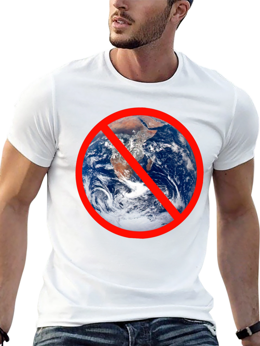 Anti-Earth T-Shirt - Bold Graphic Tee for Rebels