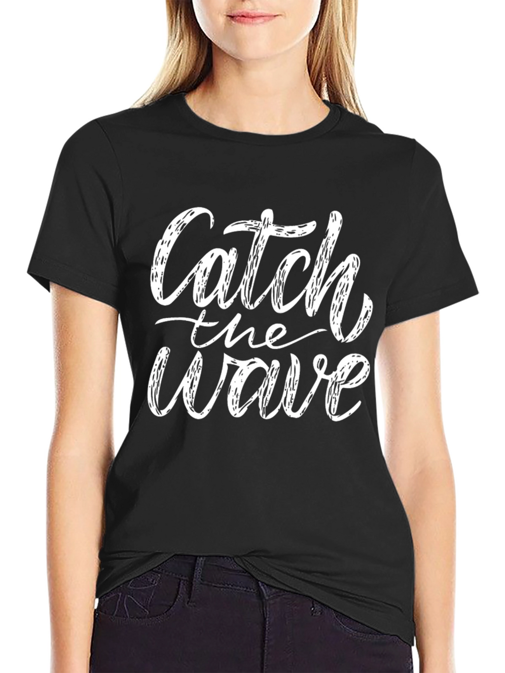 Catch the Wave Black T-Shirt