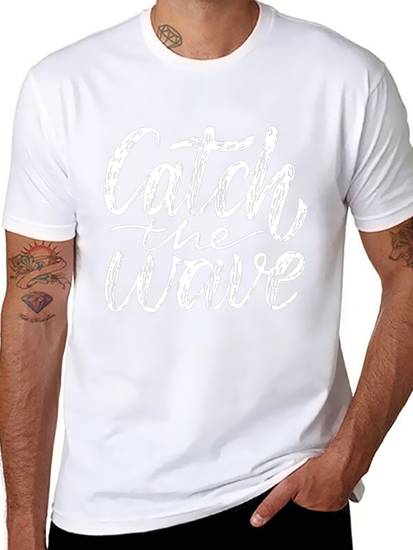 Catch the Wave Black T-Shirt