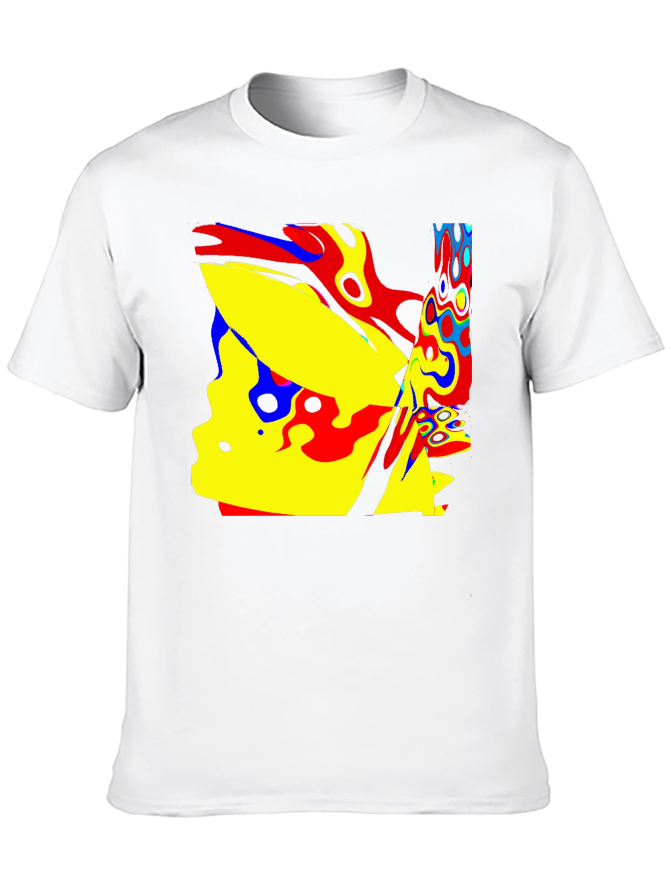 Abstract Art Black T-Shirt - Modern Graphic Tee