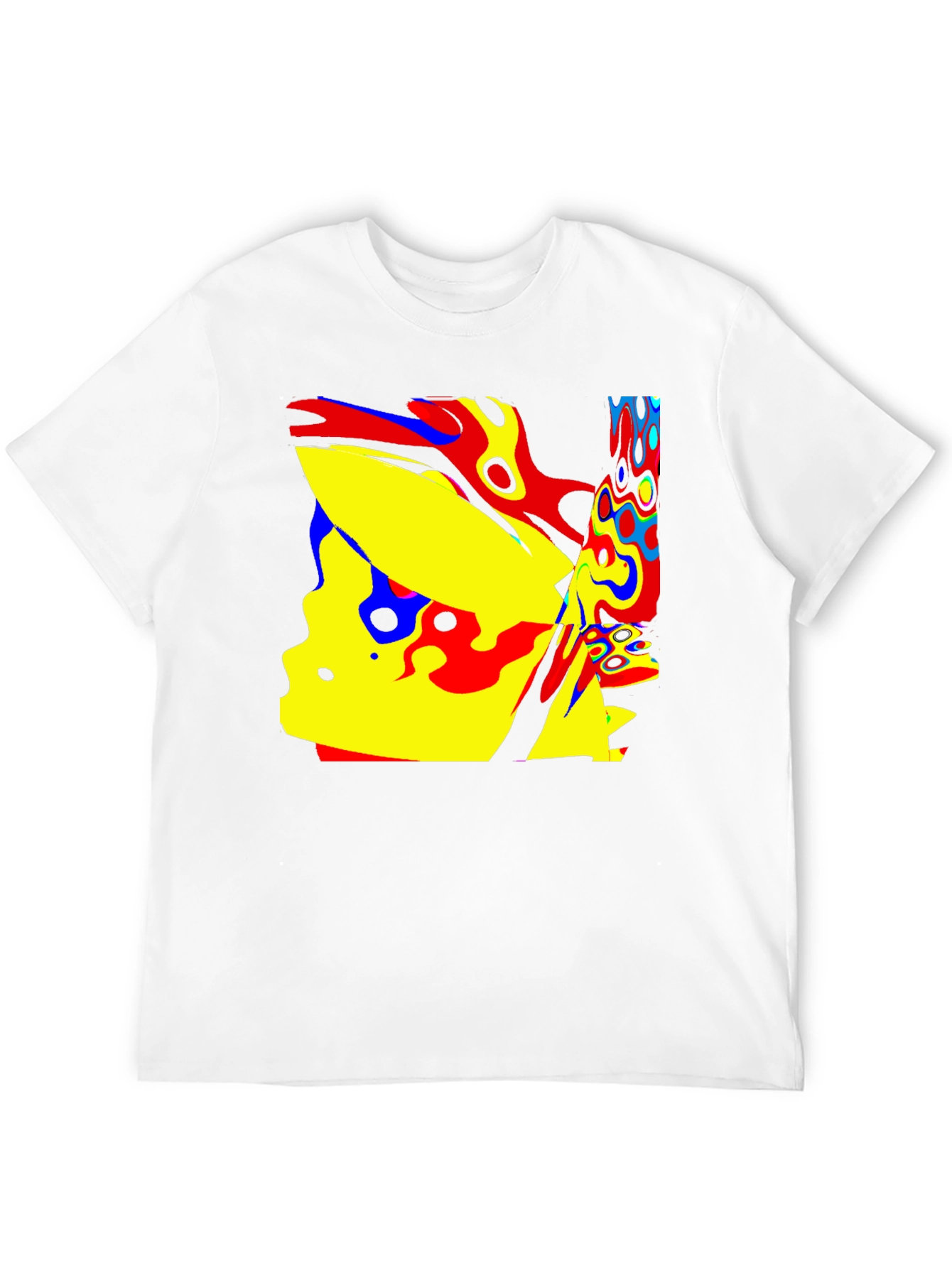 Abstract Art Black T-Shirt - Modern Graphic Tee