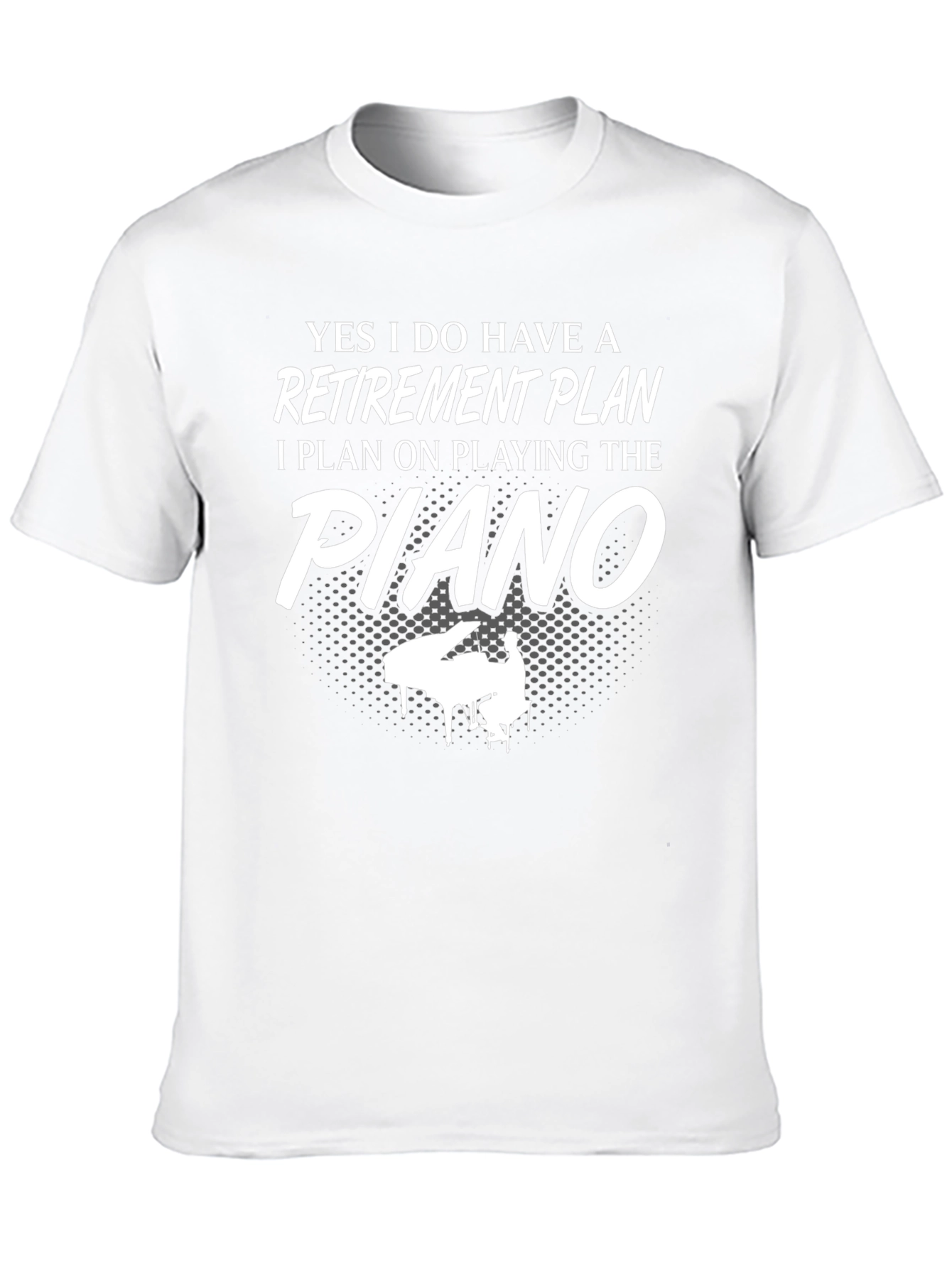 Piano Retirement Plan Graphic T-Shirt