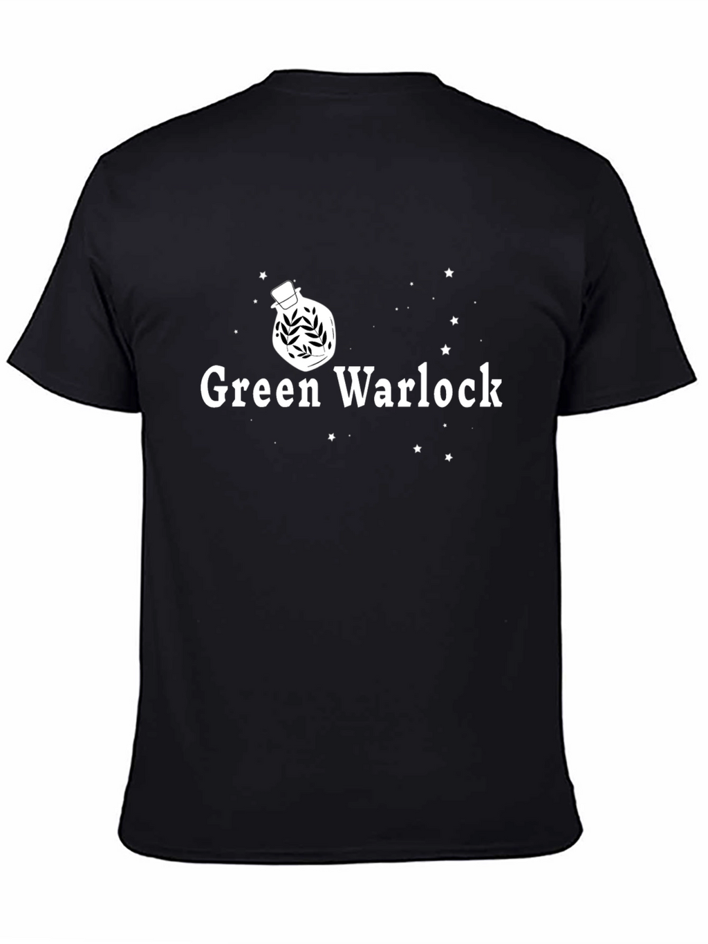 Green Warlock Graphic Tee - Magical Potion Design