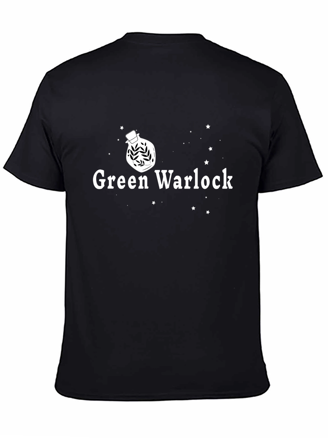 Green Warlock Graphic Tee - Magical Potion Design