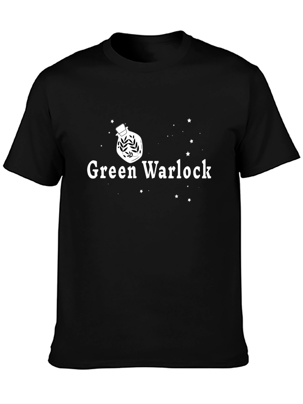 Green Warlock Graphic Tee - Magical Potion Design