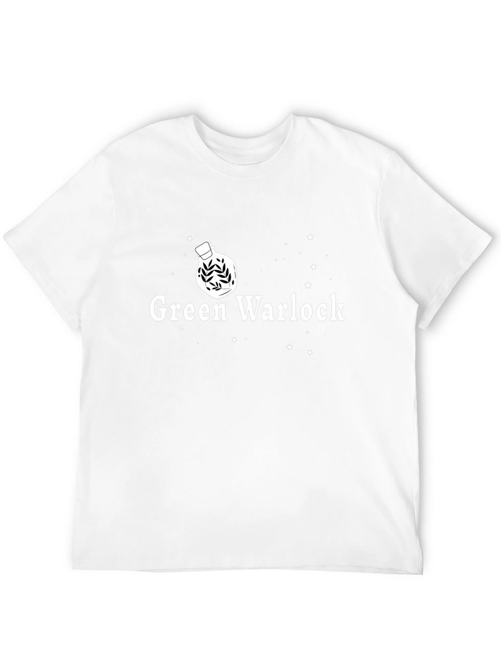 Green Warlock Graphic Tee - Magical Potion Design