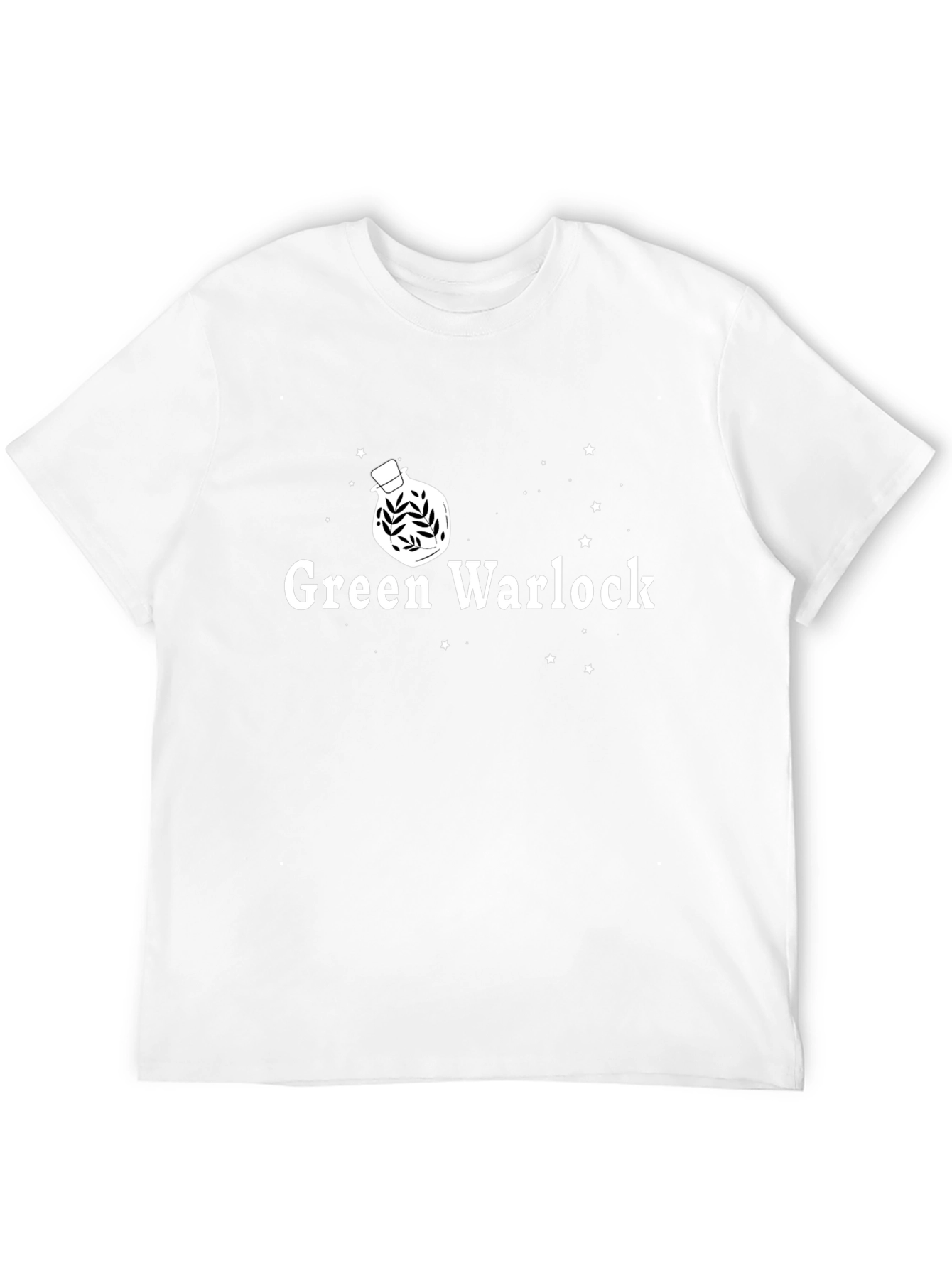 Green Warlock Graphic Tee - Magical Potion Design