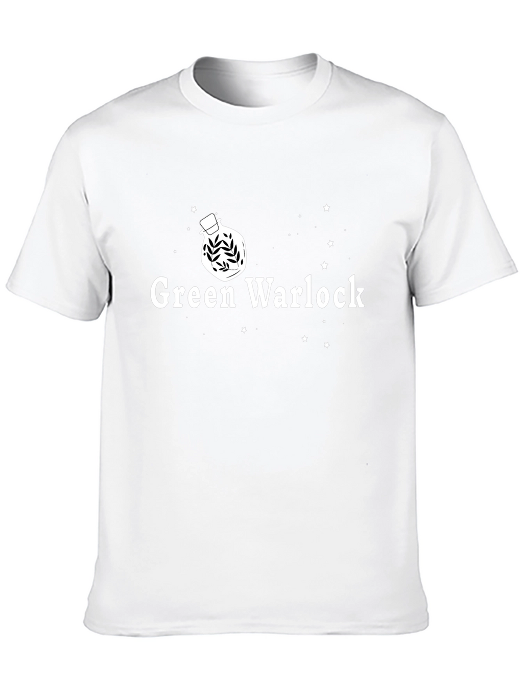Green Warlock Graphic Tee - Magical Potion Design