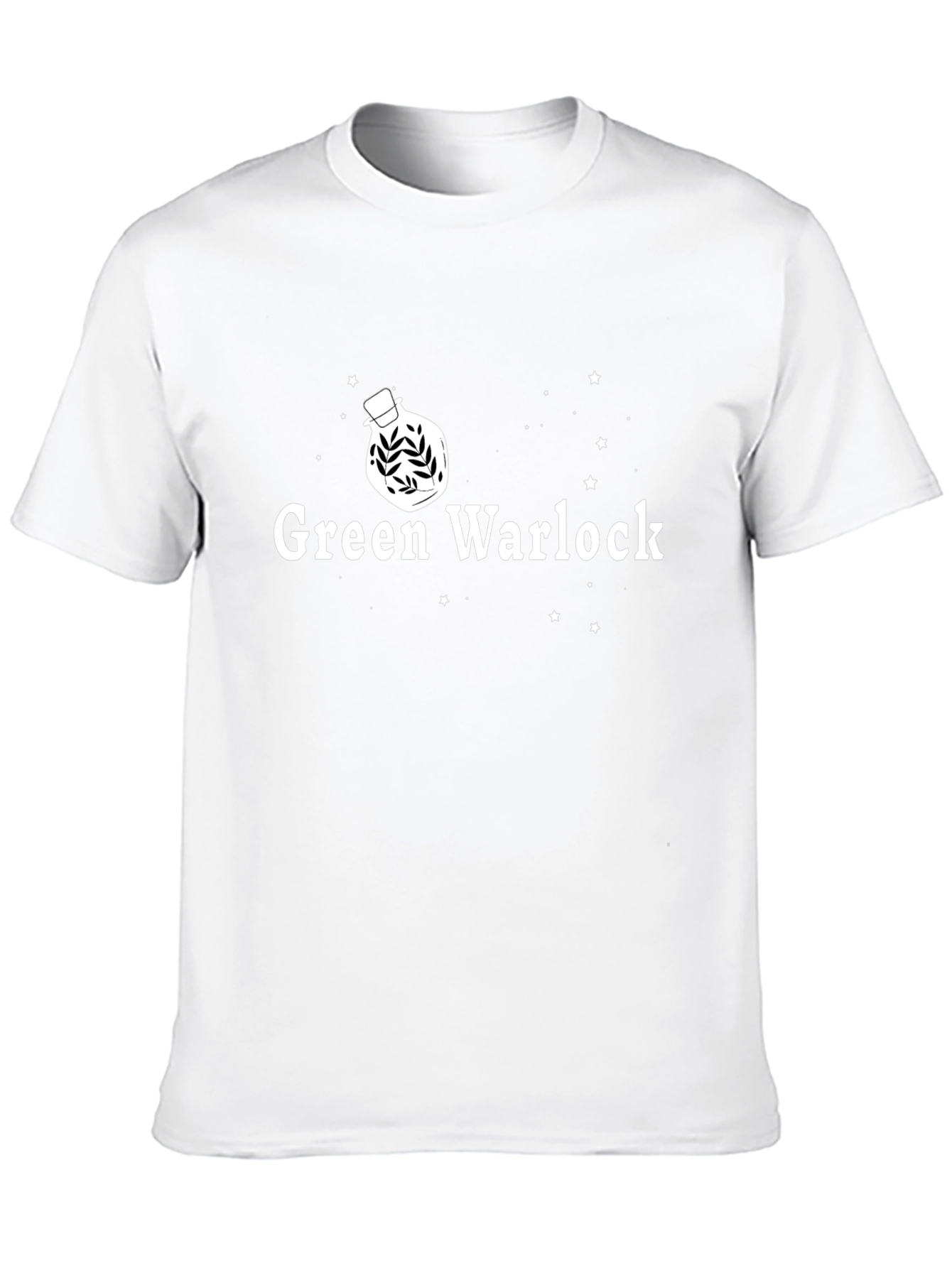 Green Warlock Graphic Tee - Magical Potion Design