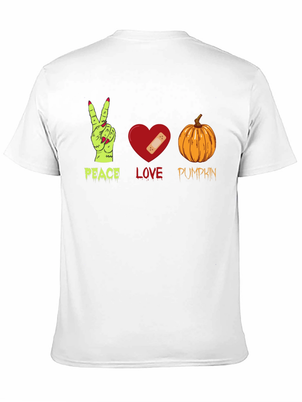 Peace Love Pumpkin Halloween T-Shirt