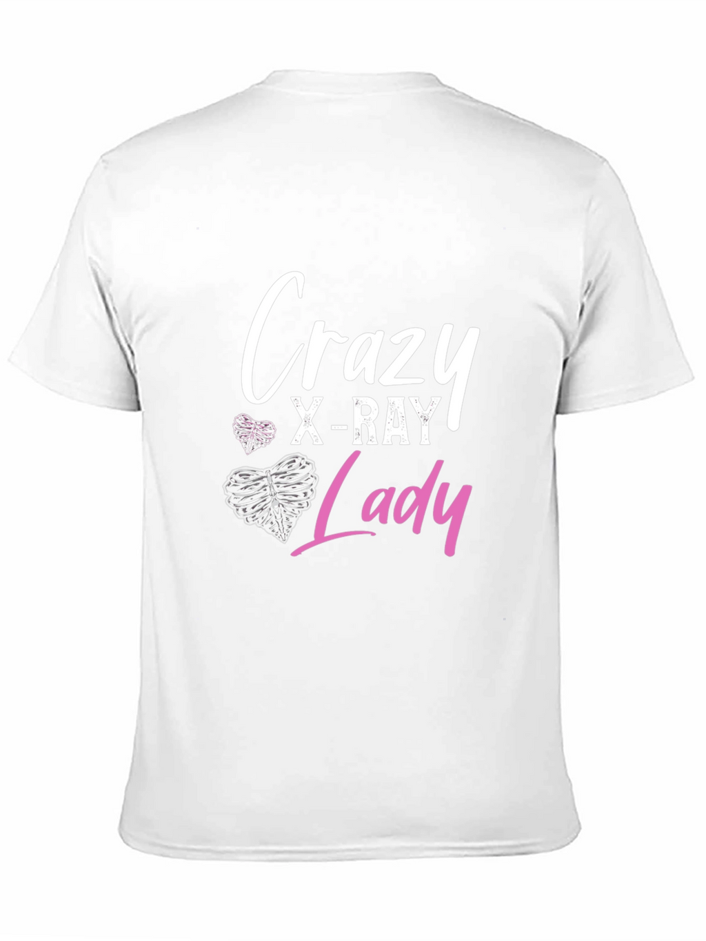Crazy X-Ray Lady Graphic Tee - Radiology Gift