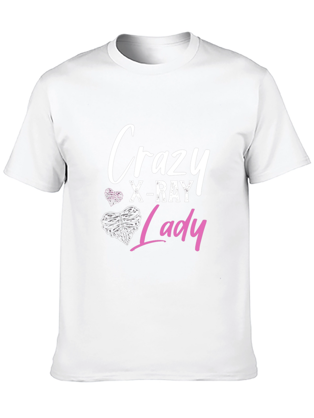 Crazy X-Ray Lady Graphic Tee - Radiology Gift