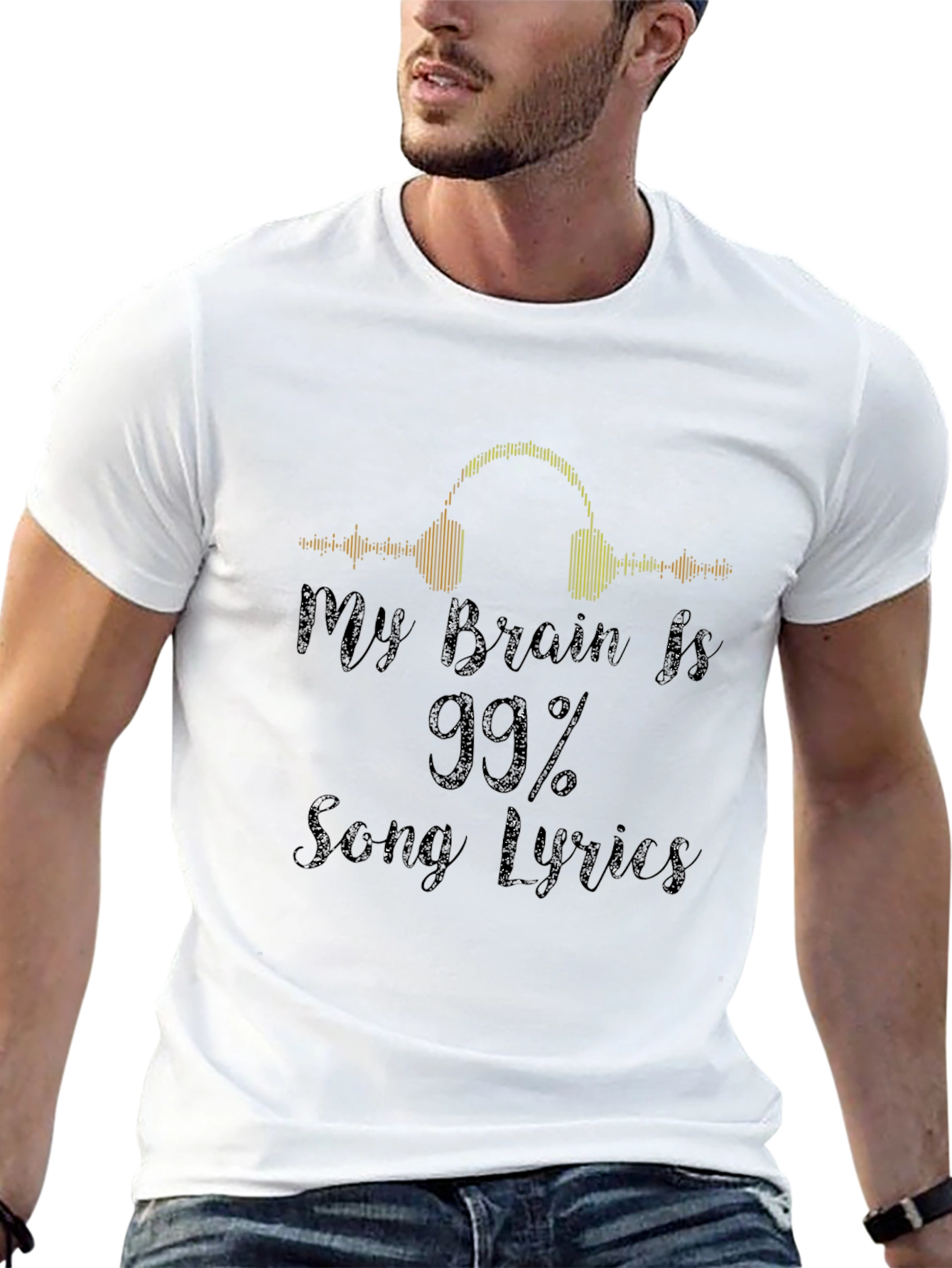 Music Lover Tee: 99% Song Lyrics