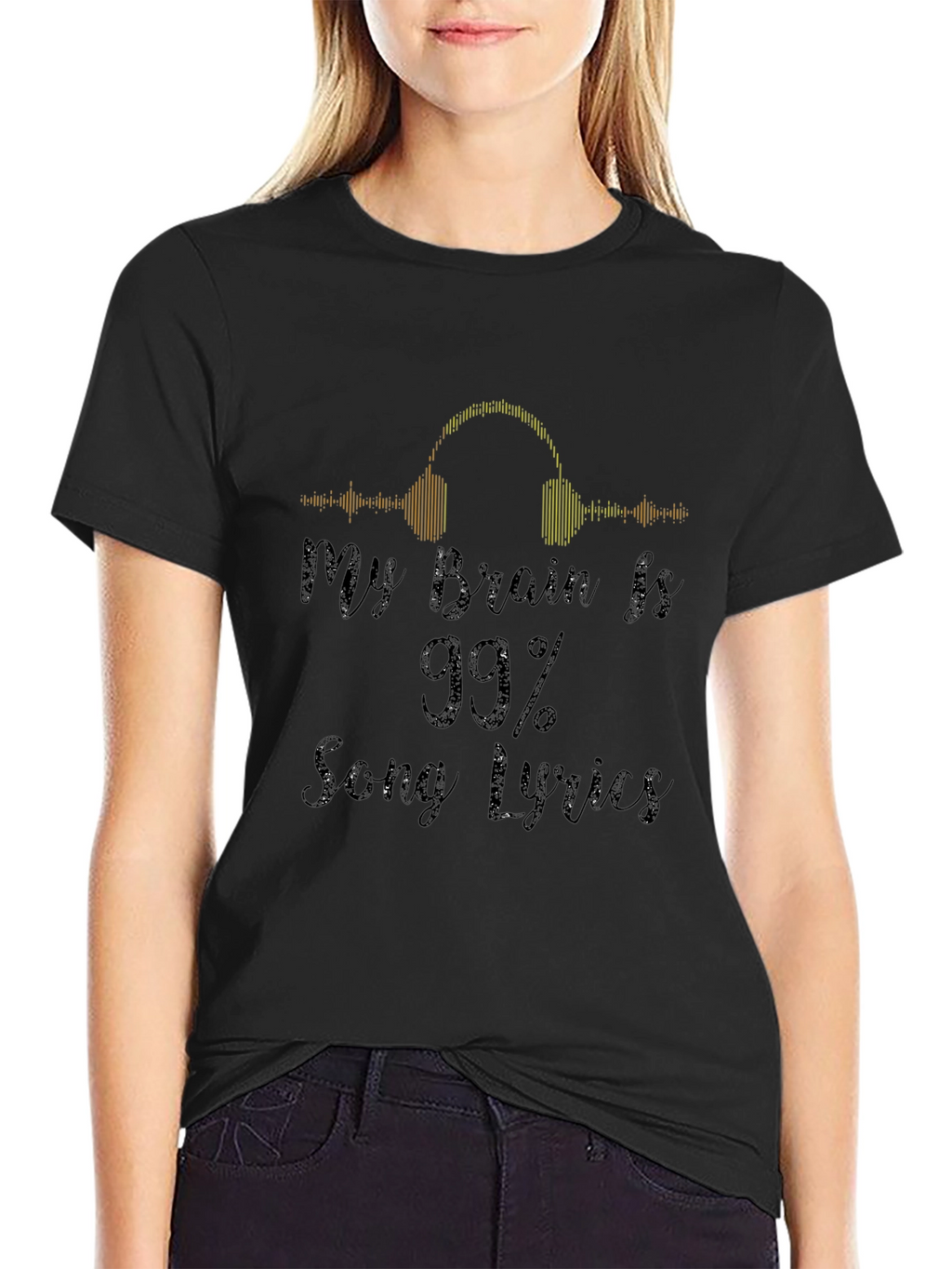 Music Lover Tee: 99% Song Lyrics