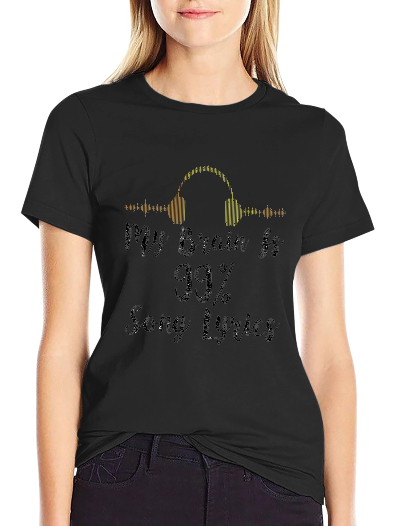 Music Lover Tee: 99% Song Lyrics