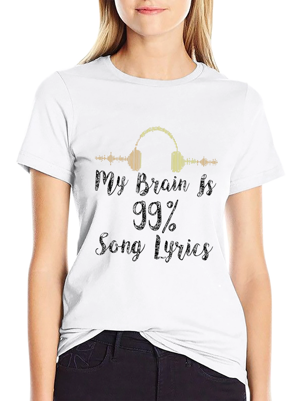 Music Lover Tee: 99% Song Lyrics