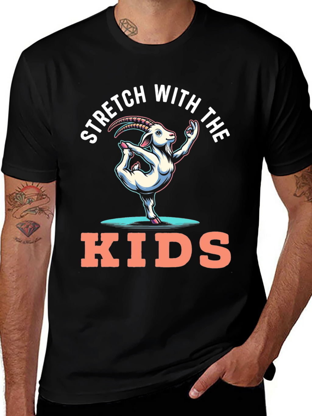 Stretch with the Kids Goat T-Shirt