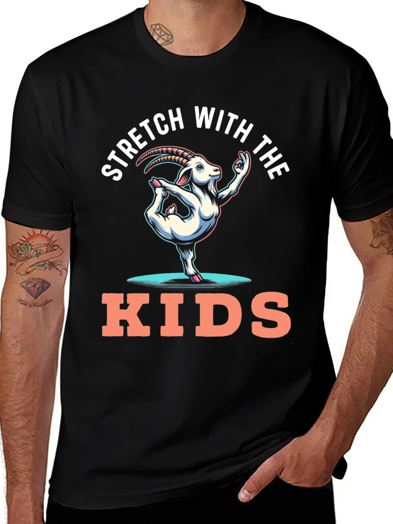 Stretch with the Kids Goat T-Shirt