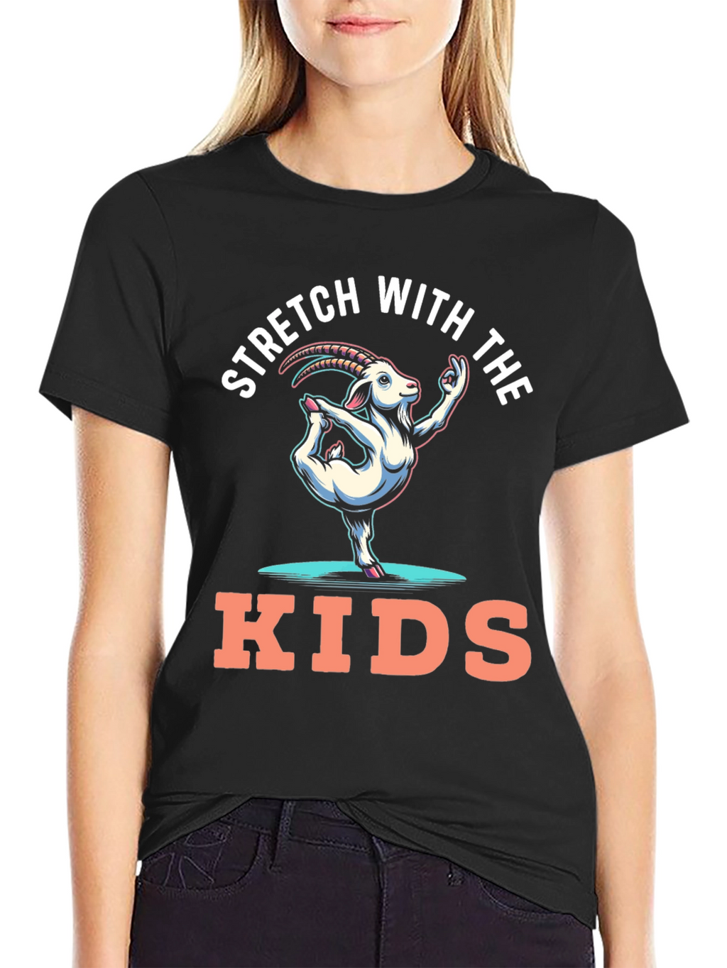 Stretch with the Kids Goat T-Shirt