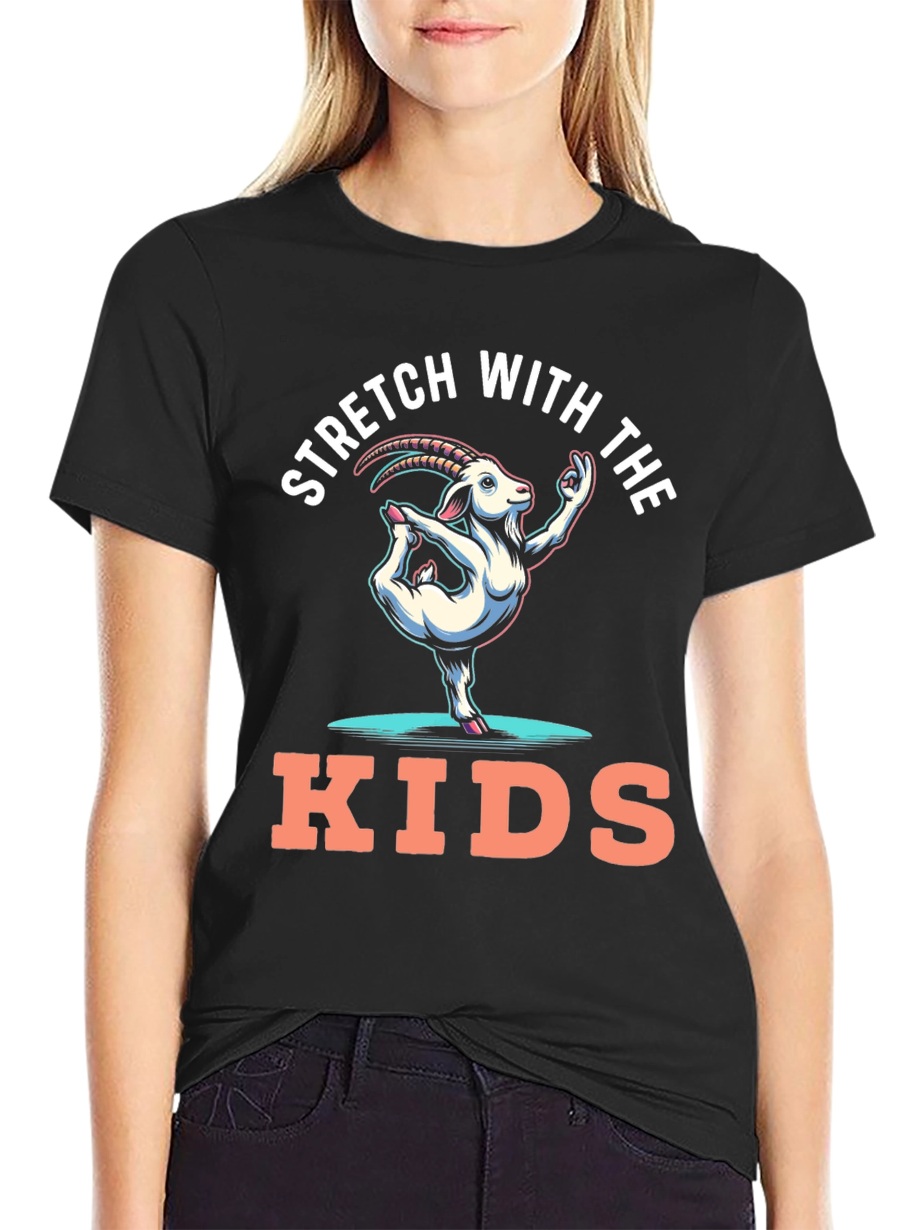 Stretch with the Kids Goat T-Shirt