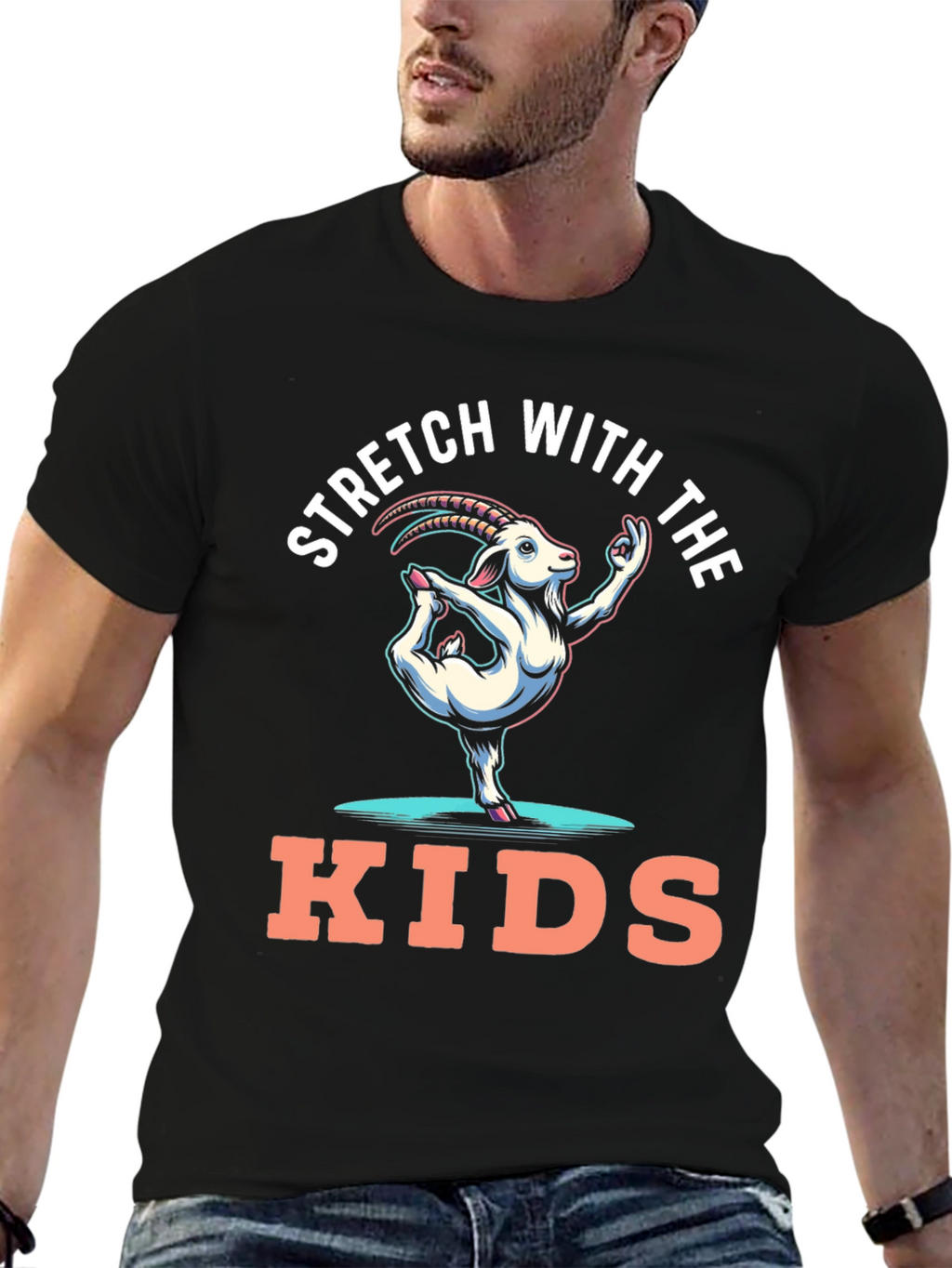 Stretch with the Kids Goat T-Shirt