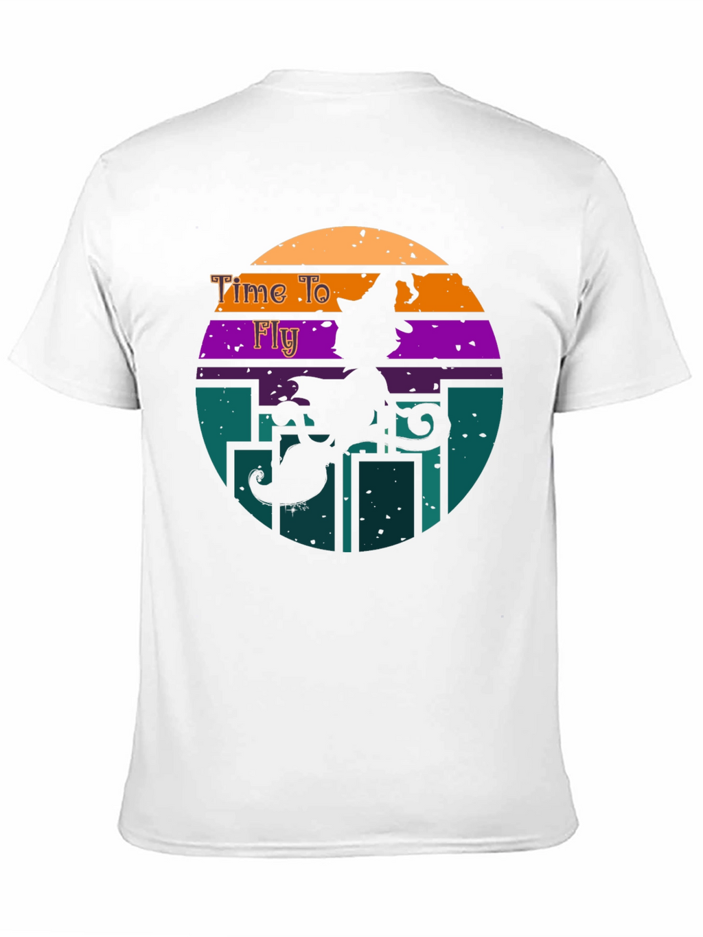 Time to Fly Halloween Witch T-Shirt