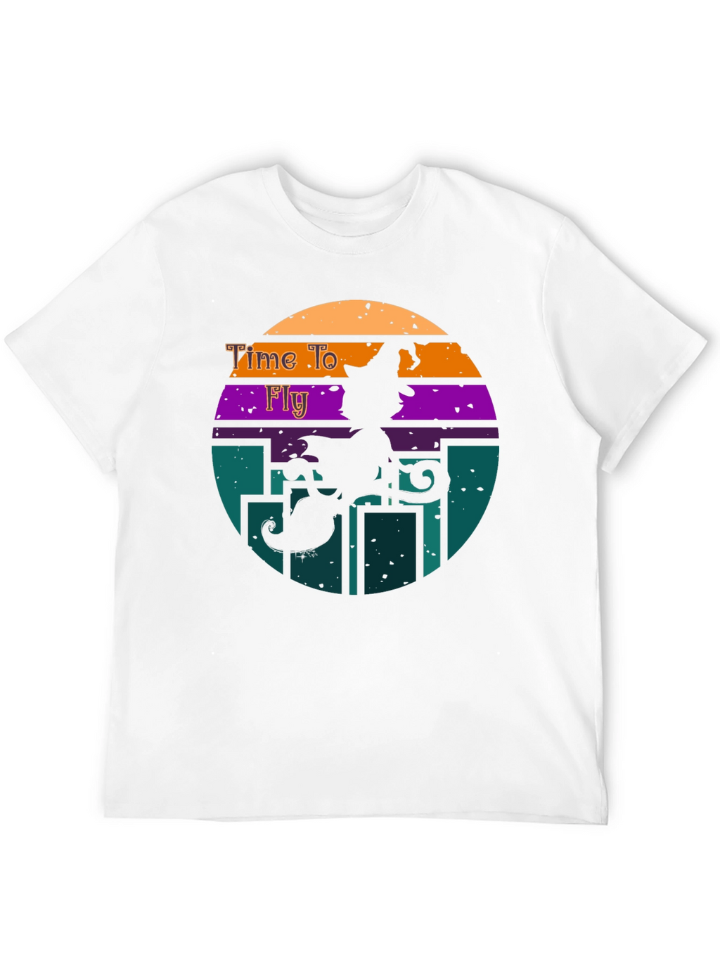 Time to Fly Halloween Witch T-Shirt