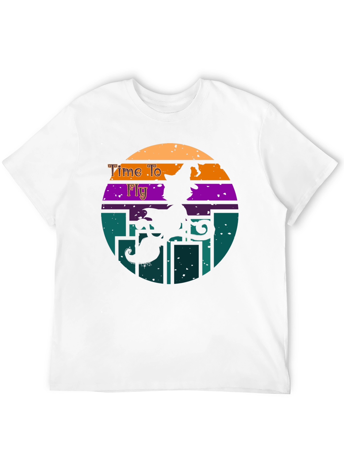 Time to Fly Halloween Witch T-Shirt