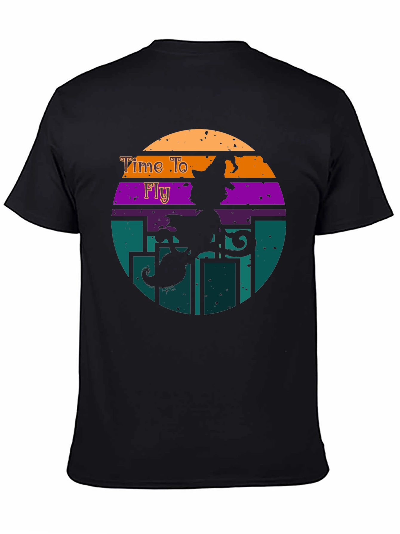 Time to Fly Halloween Witch T-Shirt