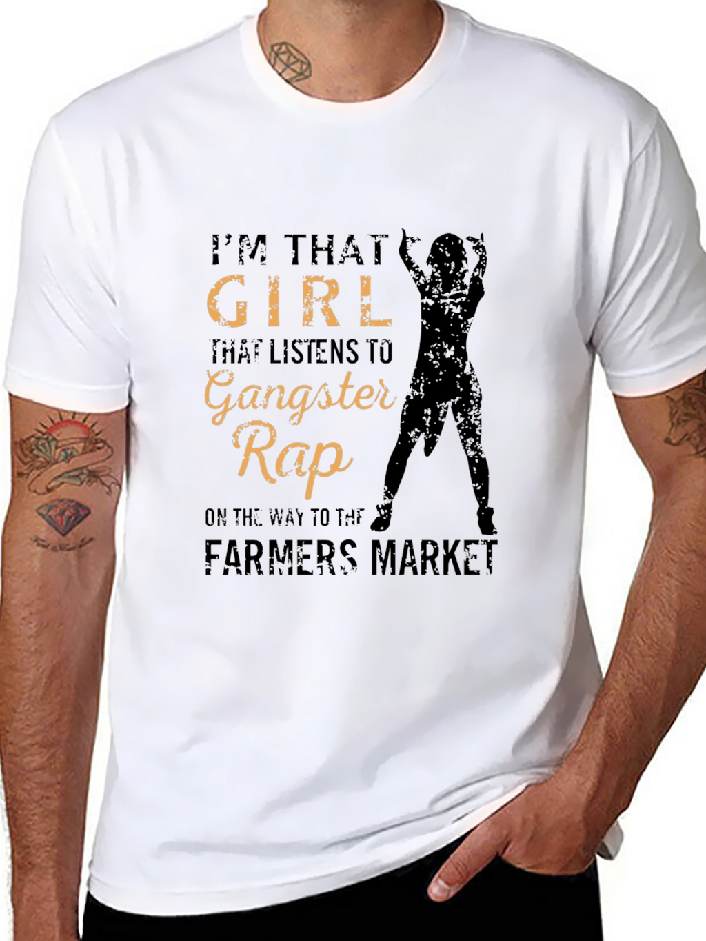 Gangster Rap Farmers Market T-Shirt