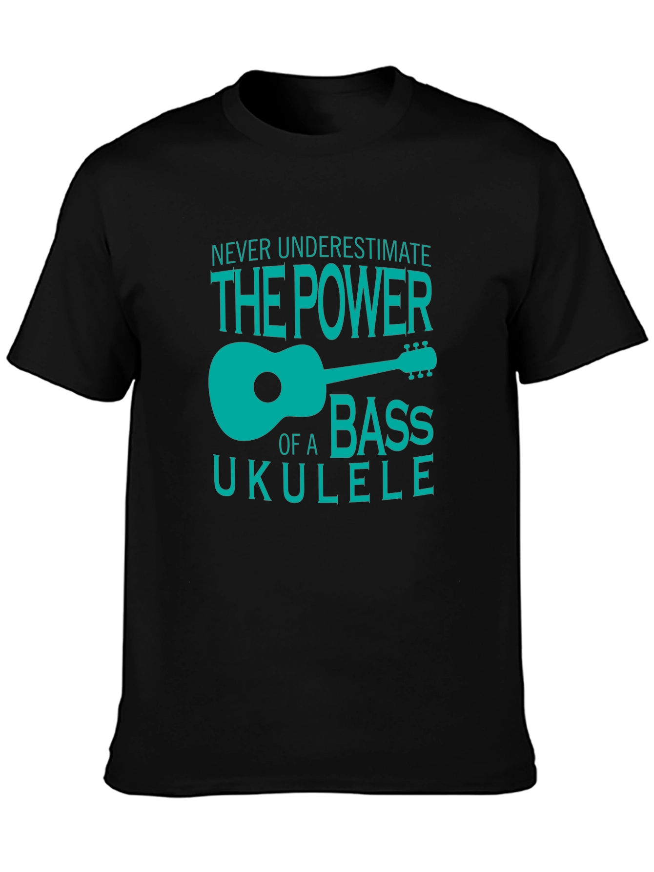 Bass Ukulele Power T-Shirt - Cool Musician Tee