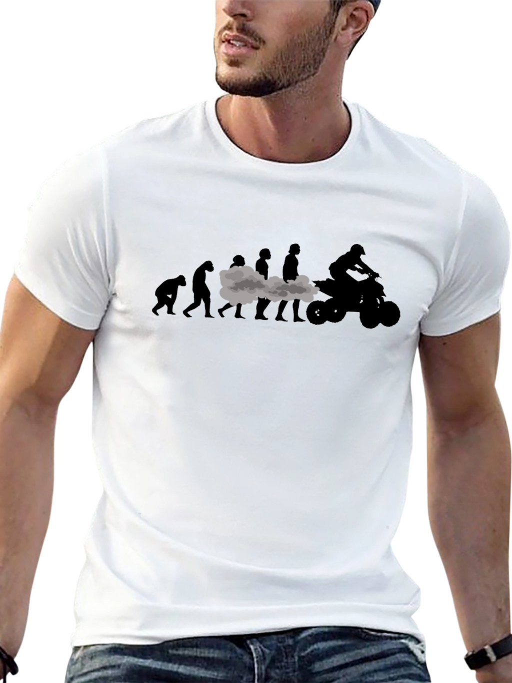 Evolution ATV Rider Black T-Shirt