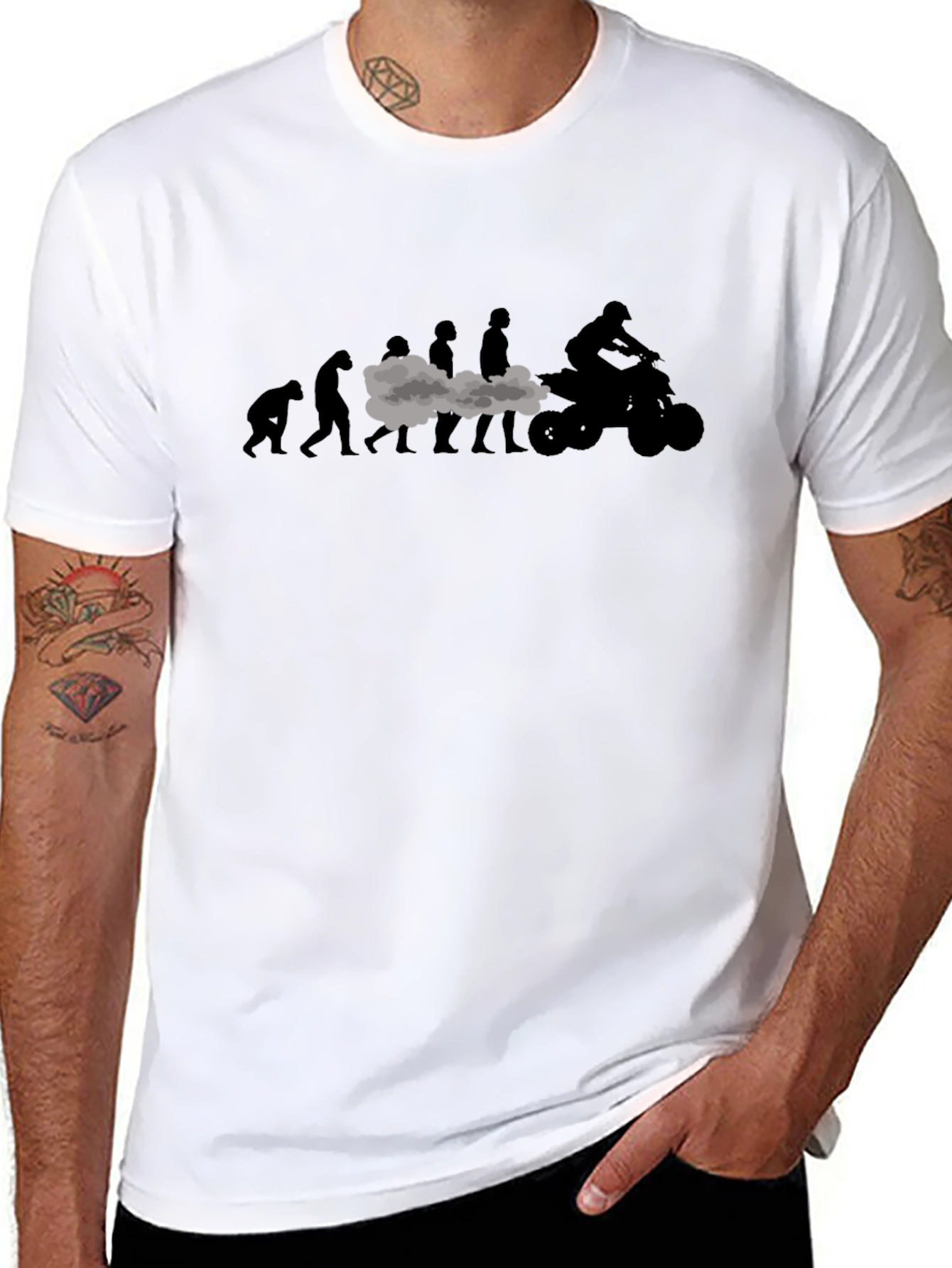 Evolution ATV Rider Black T-Shirt