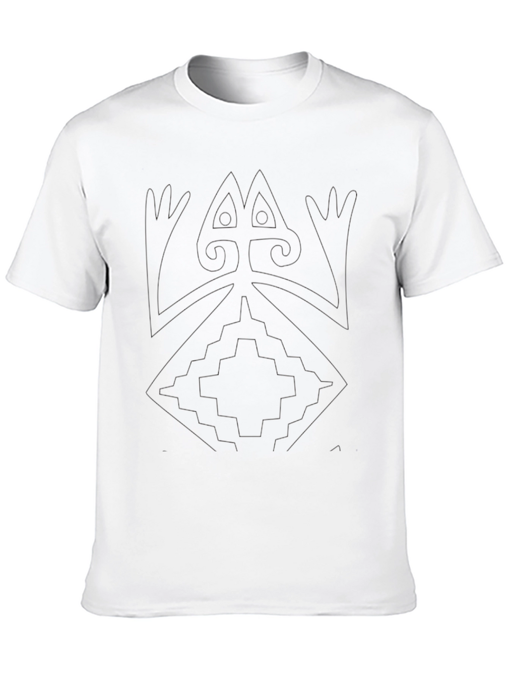 Mens Classic Black Crew Neck T-Shirt