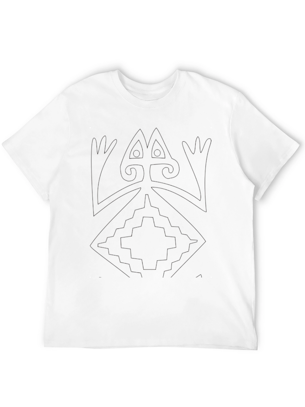 Mens Classic Black Crew Neck T-Shirt